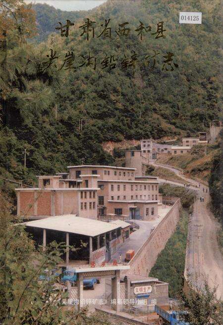 《甘肃省西和县尖崖沟铅锌矿志》.pdf电子版_甘肃省志缩略图