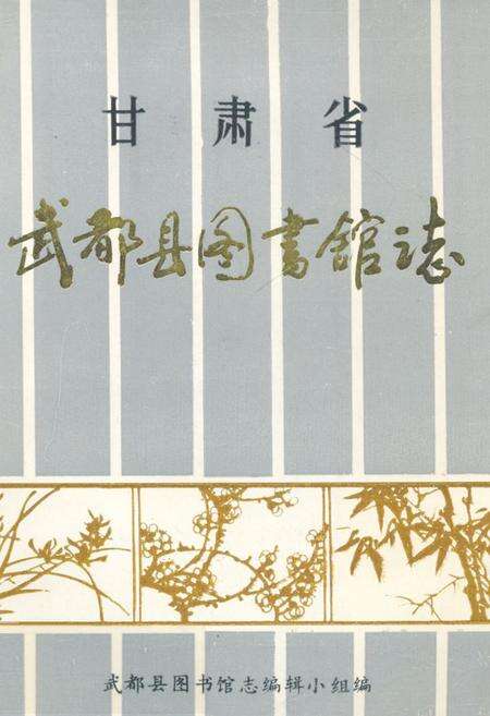 《《甘肃省武都县图书馆志》》.pdf电子版_甘肃省志缩略图