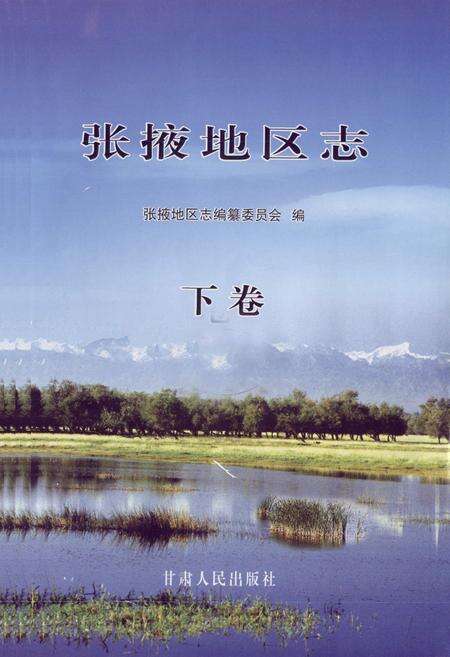 《张掖地区志(远古-1995)下卷》.pdf电子版_甘肃省志预览图1