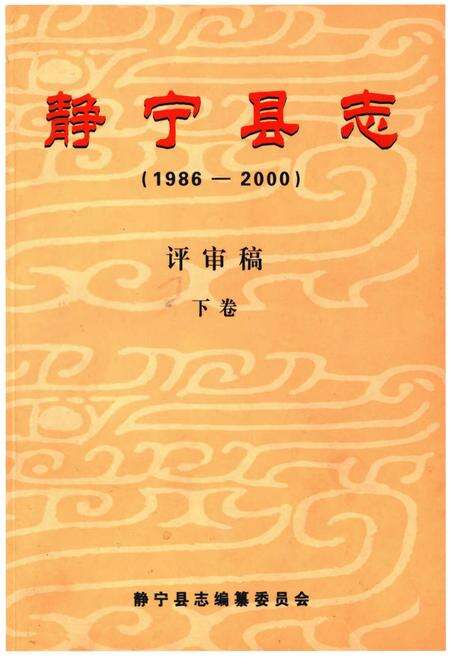 《静宁县志(1986-2000)评审稿 下卷》.pdf电子版_甘肃省志缩略图