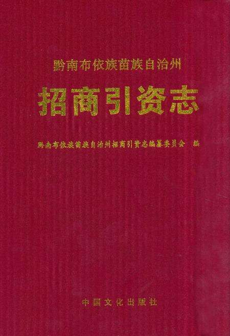 《黔南布依族苗族自治州招商引资志》.pdf电子版_贵州省志缩略图