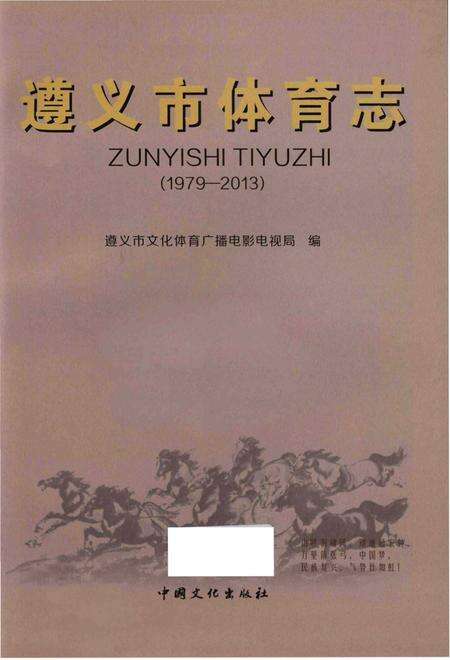 《遵义市体育志（1979-2013）》.pdf电子版_贵州省志预览图1