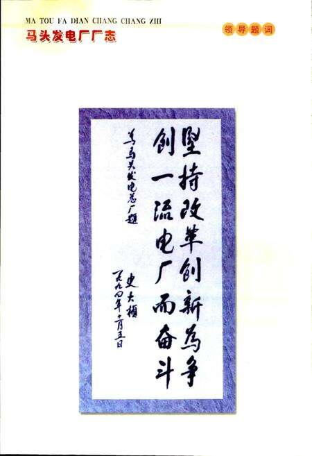 《马头发电厂厂志》.pdf电子版_河北省志预览图3