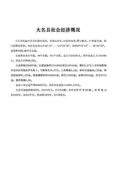 《大名县土壤志》.pdf电子版_河北省志预览图1