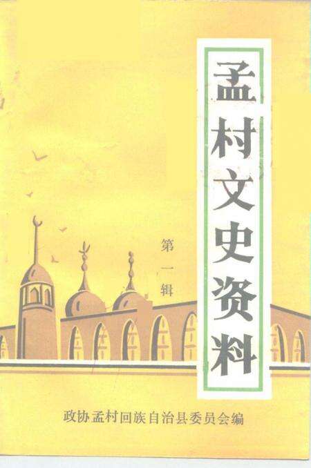 《孟村文史资料  第1辑》.pdf电子版_河北省志缩略图