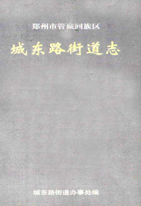 《城东路街道志》.pdf电子版_河南省志预览图1