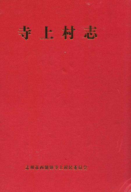 《寺上村志》.pdf电子版_河南省志缩略图