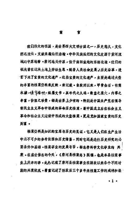 《唐河县档案志》.pdf电子版_河南省志预览图1