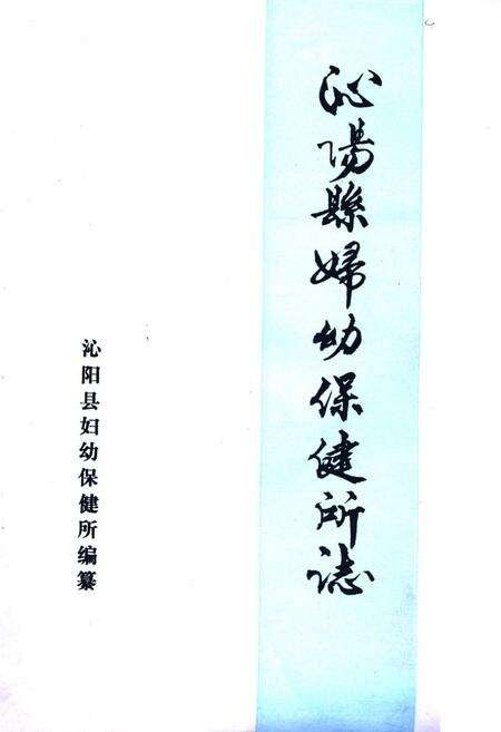 《沁阳县妇幼保健所志》.pdf电子版_河南省志