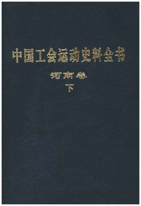 《中国工会运动史料全书 河南卷 下册》.pdf电子版_河南省志缩略图