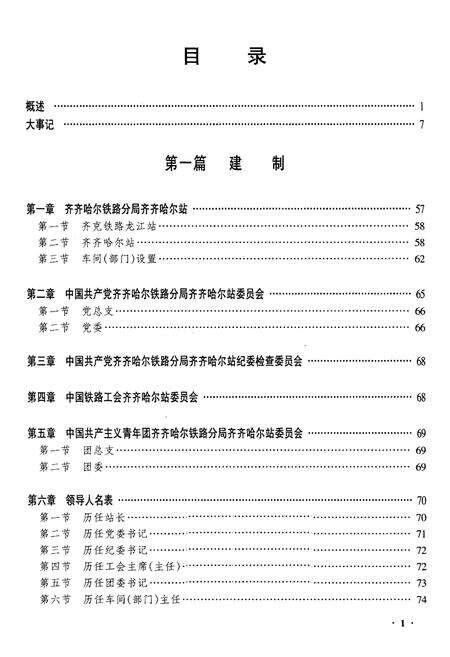 《黑龙江省齐齐哈尔站志》.pdf电子版_黑龙江省志预览图1