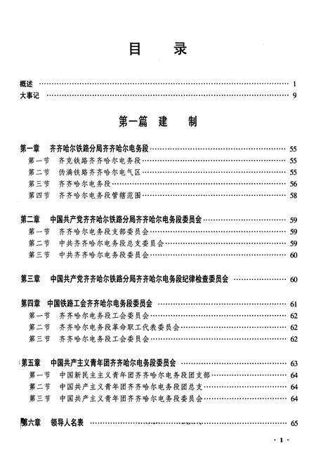 《齐齐哈尔电务段志(二零零二年十月)》.pdf电子版_黑龙江省志预览图1