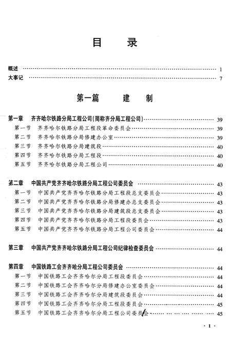 《齐齐哈尔工程公司志》.pdf电子版_黑龙江省志预览图1