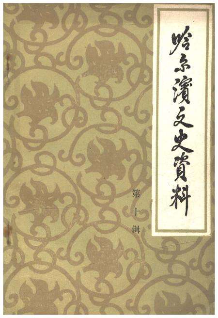 《哈尔滨文史资料 第十辑》.pdf电子版_黑龙江省志缩略图