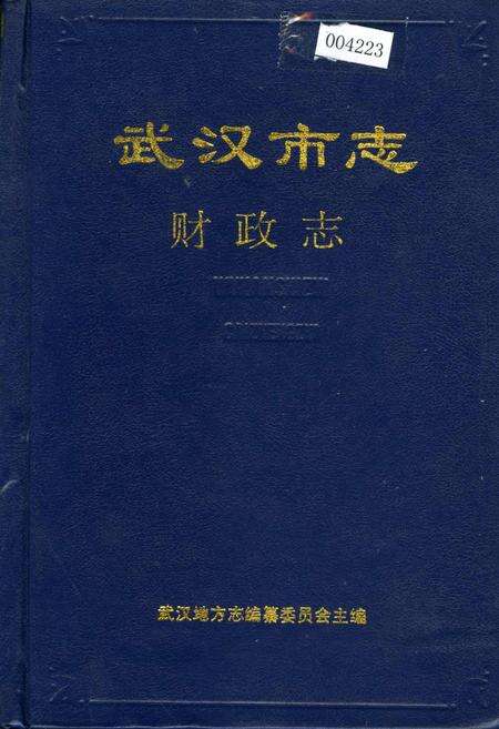 《武汉市志 财政志》.pdf电子版_湖北省志缩略图