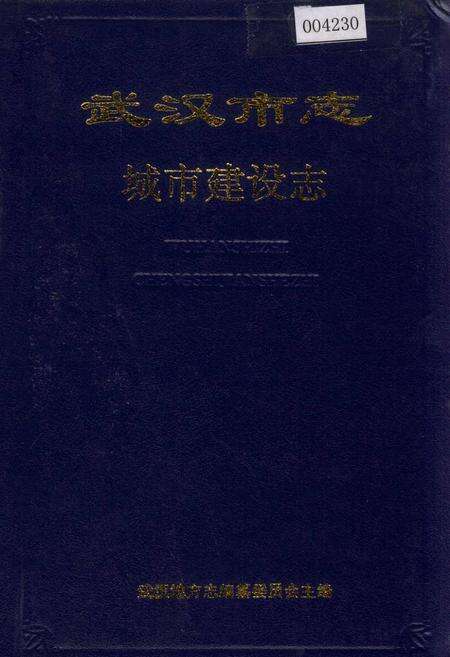 《武汉市志 城市建设志 下卷》.pdf电子版_湖北省志缩略图