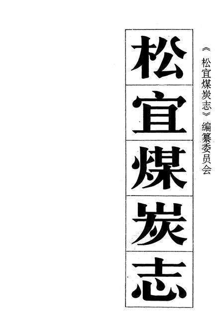 《《松宜煤炭志》》.pdf电子版_湖北省志预览图1