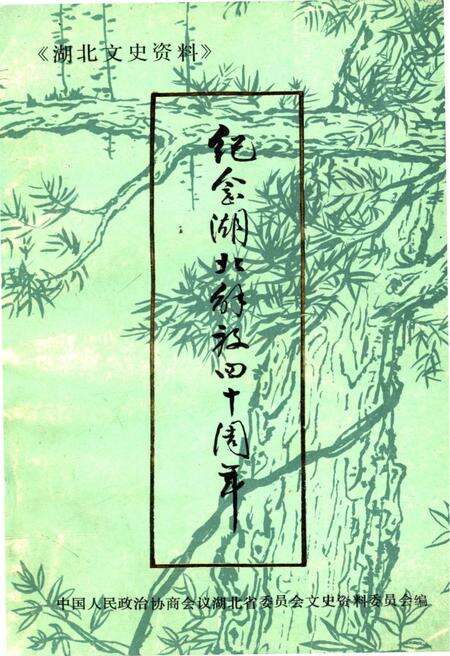 《湖北文史资料 1989年第一辑 总第二十六辑》.pdf电子版_湖北省志缩略图