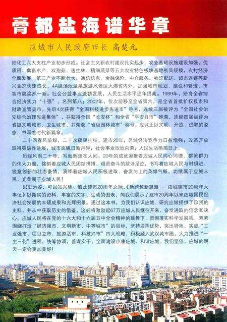 《新跨越新篇章  应城建市20周年大事记  1986-2006》.pdf电子版_湖北省志预览图5