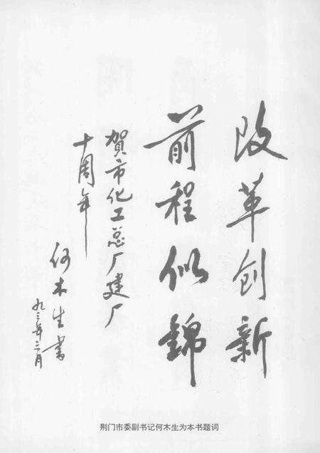 《荆门市化工总厂  十年大事记》.pdf电子版_湖北省志预览图5