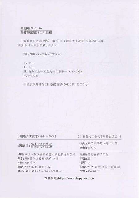 《十堰电力工业志（1954-2008）》.pdf电子版_湖北省志预览图2
