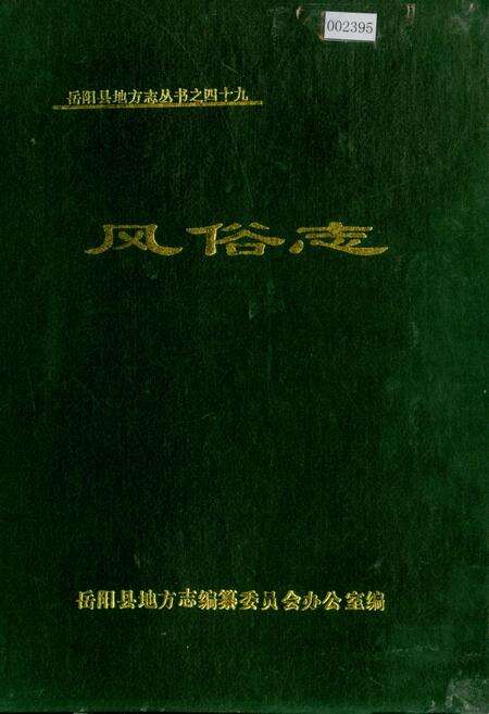 《岳阳县 风俗志》.pdf电子版_湖南省志缩略图