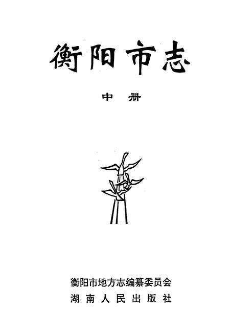 《衡阳市志（下）》.pdf电子版_湖南省志预览图1