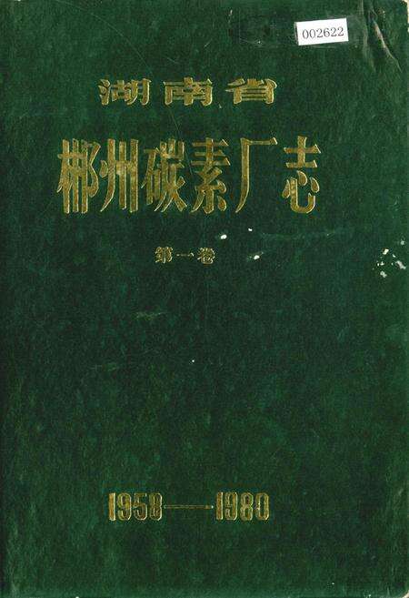 《湖南省 郴州碳素厂志 第一卷》.pdf电子版_湖南省志缩略图