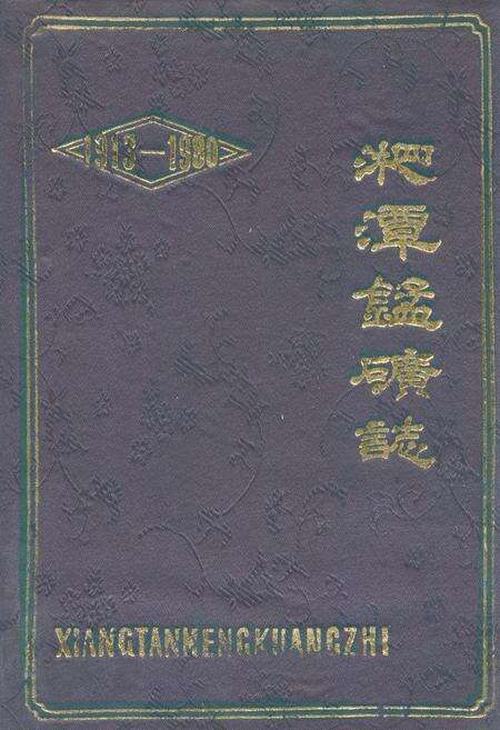 《湘潭锰矿志(1913-1980)》.pdf电子版_湖南省志缩略图