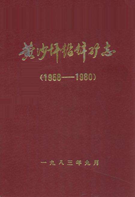 《黄沙坪铅锌矿志(1958-1980)》.pdf电子版_湖南省志缩略图