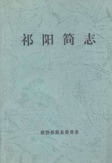 《祁阳简志》.pdf电子版_湖南省志缩略图