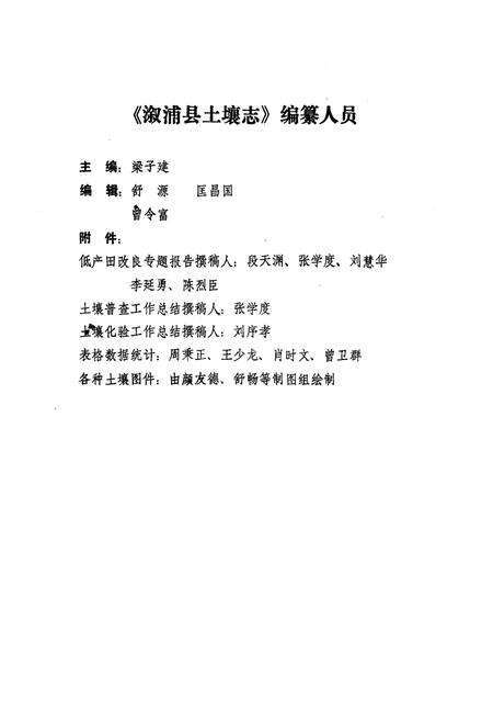 《溆浦县土壤志》.pdf电子版_湖南省志预览图1