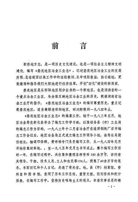 《娄底地区《冶金工业志》(1805-1984)》.pdf电子版_湖南省志预览图2