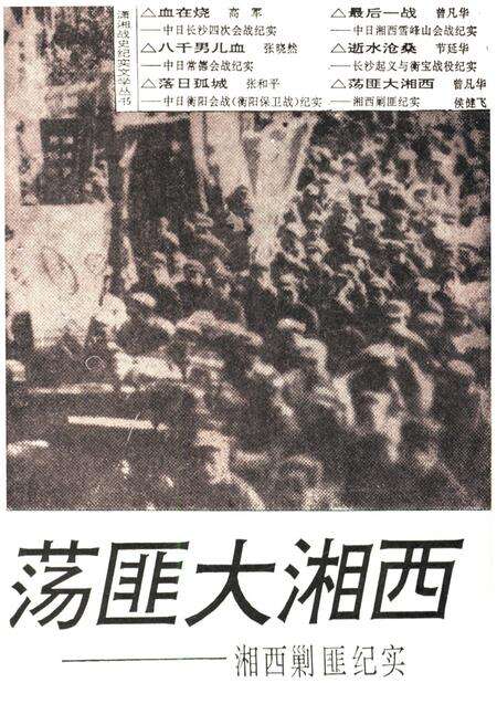 《荡匪大湘西》.pdf电子版_湖南省志预览图1