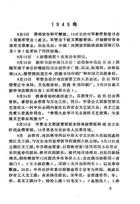 《湖南文化工作大事记 1949-1989》.pdf电子版_湖南省志预览图4