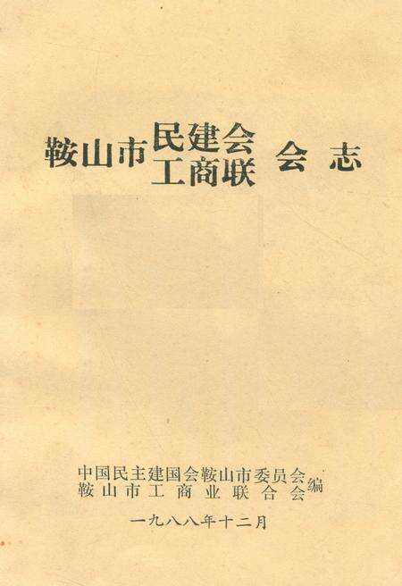 《《鞍山市民建会·工商联会志》(1956-1984)》.pdf电子版_辽宁省志缩略图