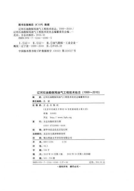 《辽河石油勘探局油气工程技术处志(1999～2010)》.pdf电子版_辽宁省志预览图3