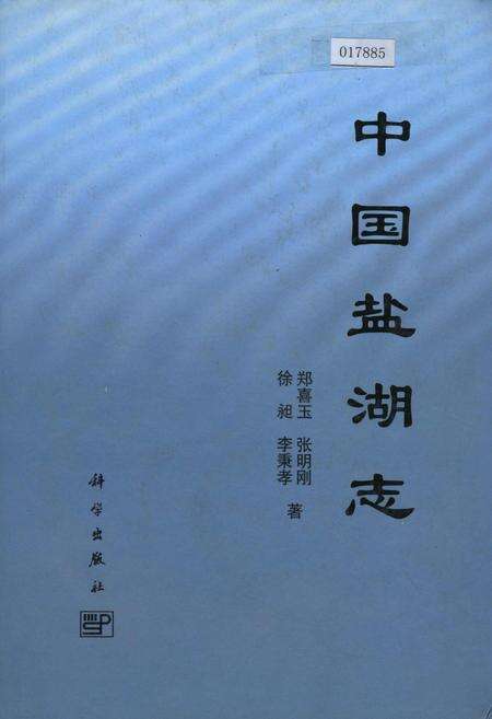 《中国盐湖志》.pdf电子版_其他志缩略图
