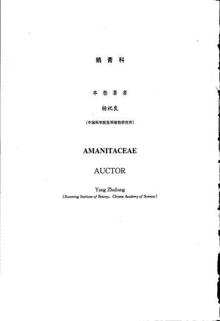 《中国真菌志 第二十七卷 鹅膏科》.pdf电子版_其他志预览图4