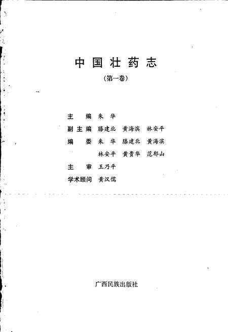 《中国壮药志 第一卷》.pdf电子版_其他志预览图1
