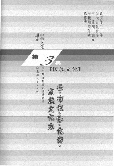 《中华文化通志 第3典 民族文化 壮、布依、泰、仡佬、京族文化志》.pdf电子版_其他志预览图1