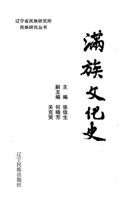 《满族文化史》.pdf电子版_其他志预览图1
