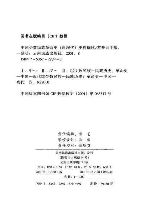《中国少数民族革命史（近现代）史料概述》.pdf电子版_其他志预览图2
