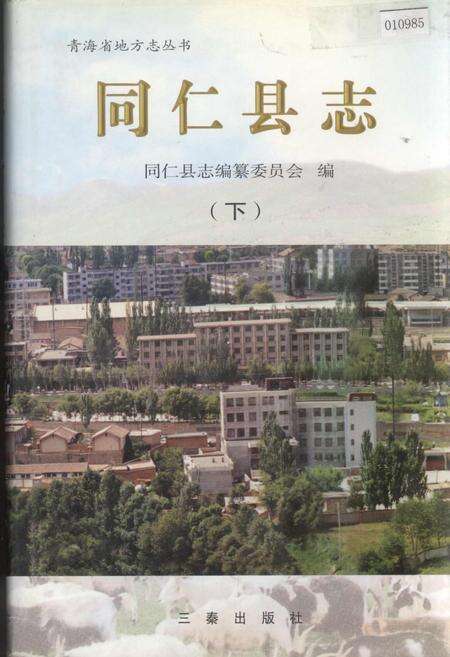 《同仁县志 （下）》.pdf电子版_青海省志缩略图