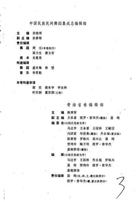 《中国民族民间舞蹈集成青海卷》.pdf电子版_青海省志预览图3