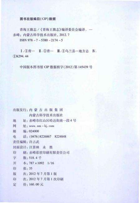 《青海王旗志》.pdf电子版_青海省志预览图3