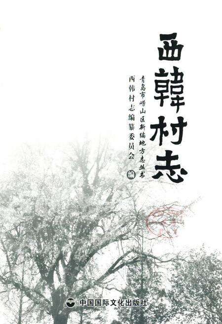 《西韩村志》.pdf电子版_山东省志预览图1