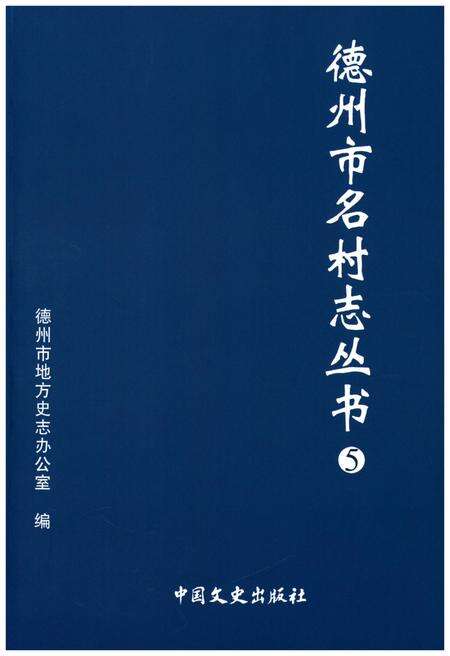《德州市名村志丛书 5》.pdf电子版_山东省志缩略图