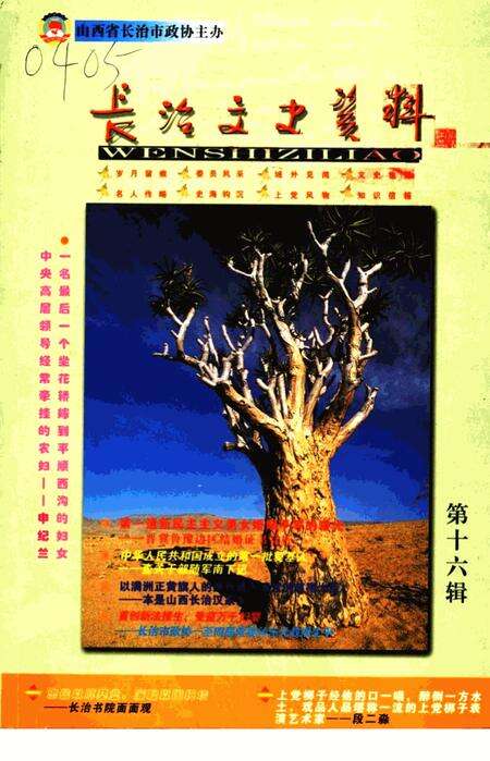 《长治文史资料  第16辑》.pdf电子版_山西省志缩略图