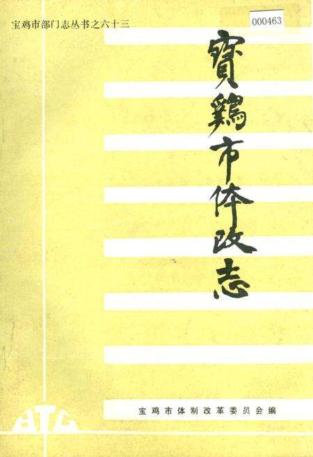 《宝鸡市体改志》.pdf电子版_陕西省志缩略图